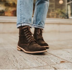 Nisolo Amalia lace up boot